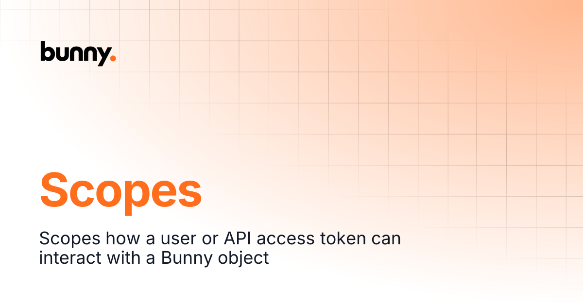 Scopes | Developer